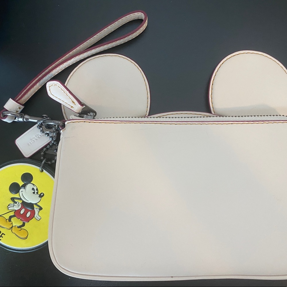 Coach Disney Mickey Mouse Wristlet Purse